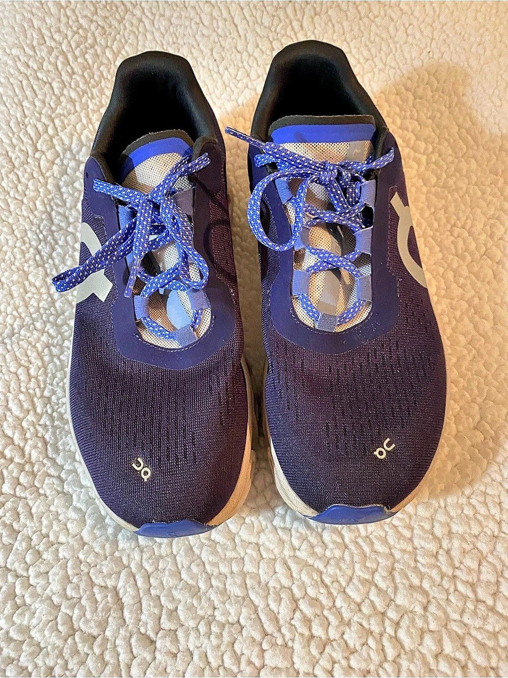 On Cloudmonster Athletic Shoes US 10.5 Purple & Blue